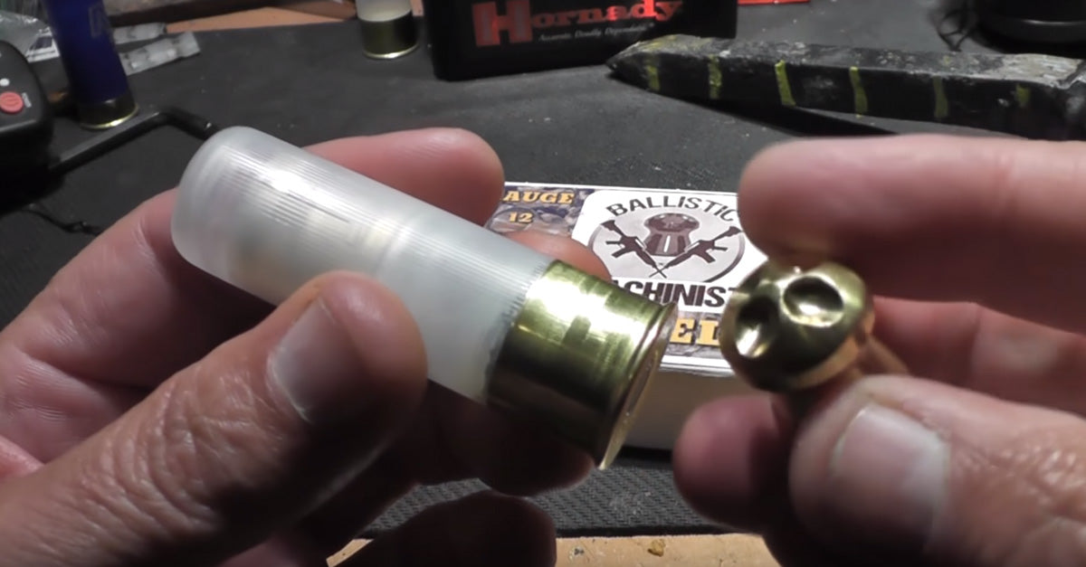 The BRASS KNUCKLE of shotgun slugs - Brass Pellet 