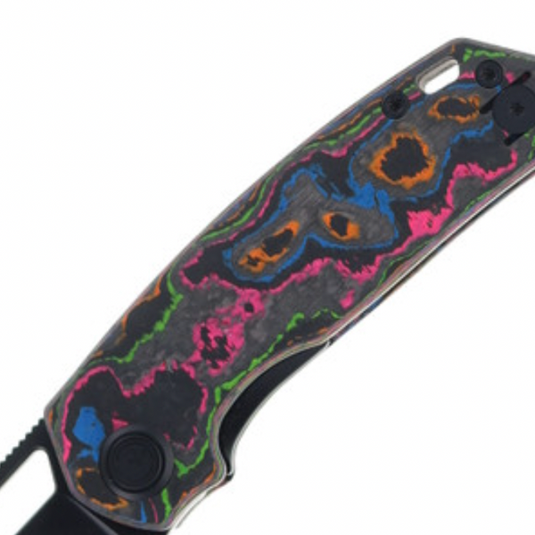 80s Camo Carbon Handle Knife