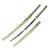 41″ 65Mn Spring Steel Gold Bamboo Samurai Sword Katana