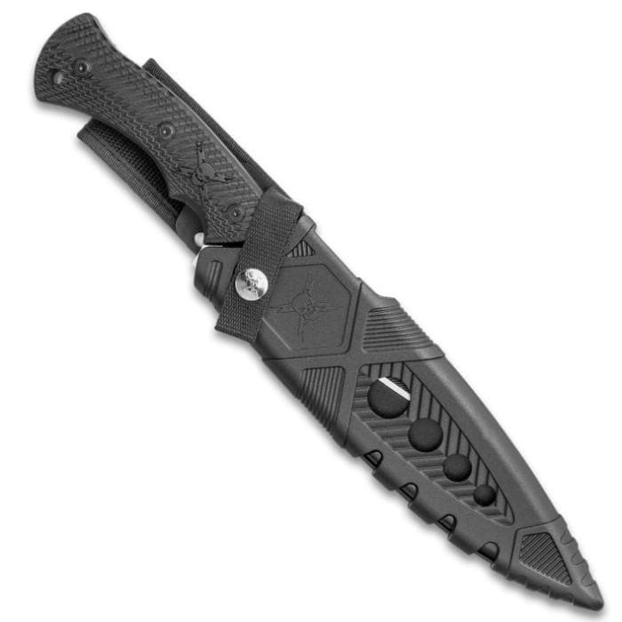 M48 Liberator Sabotage II Combat Knife With Sheath Blade City