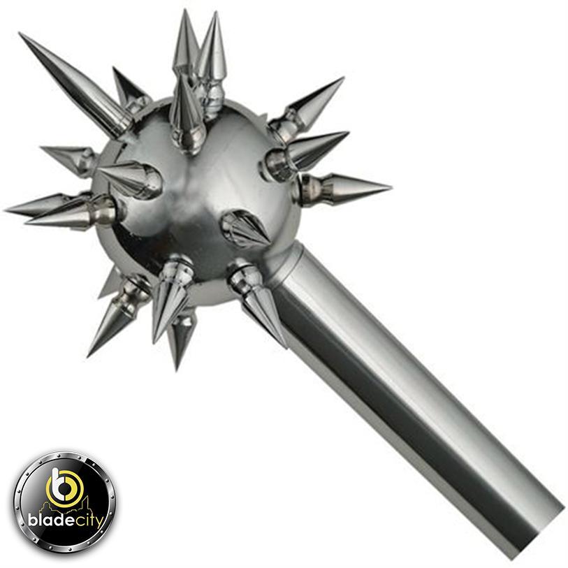 Silver Spiked Morningstar Mace Blade City