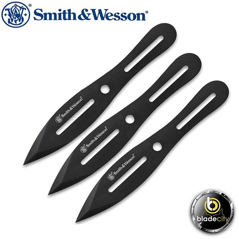 Smith & Wesson Bullseye Throwing Knife Set Blade City