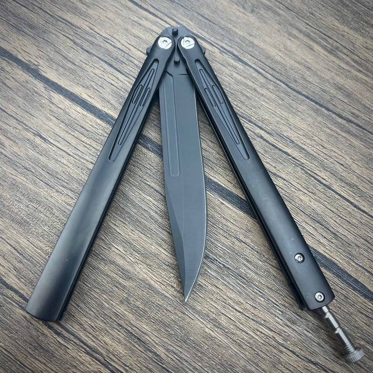 The Predator Black Balisong Butterfly Knife (SHARP) Blade City
