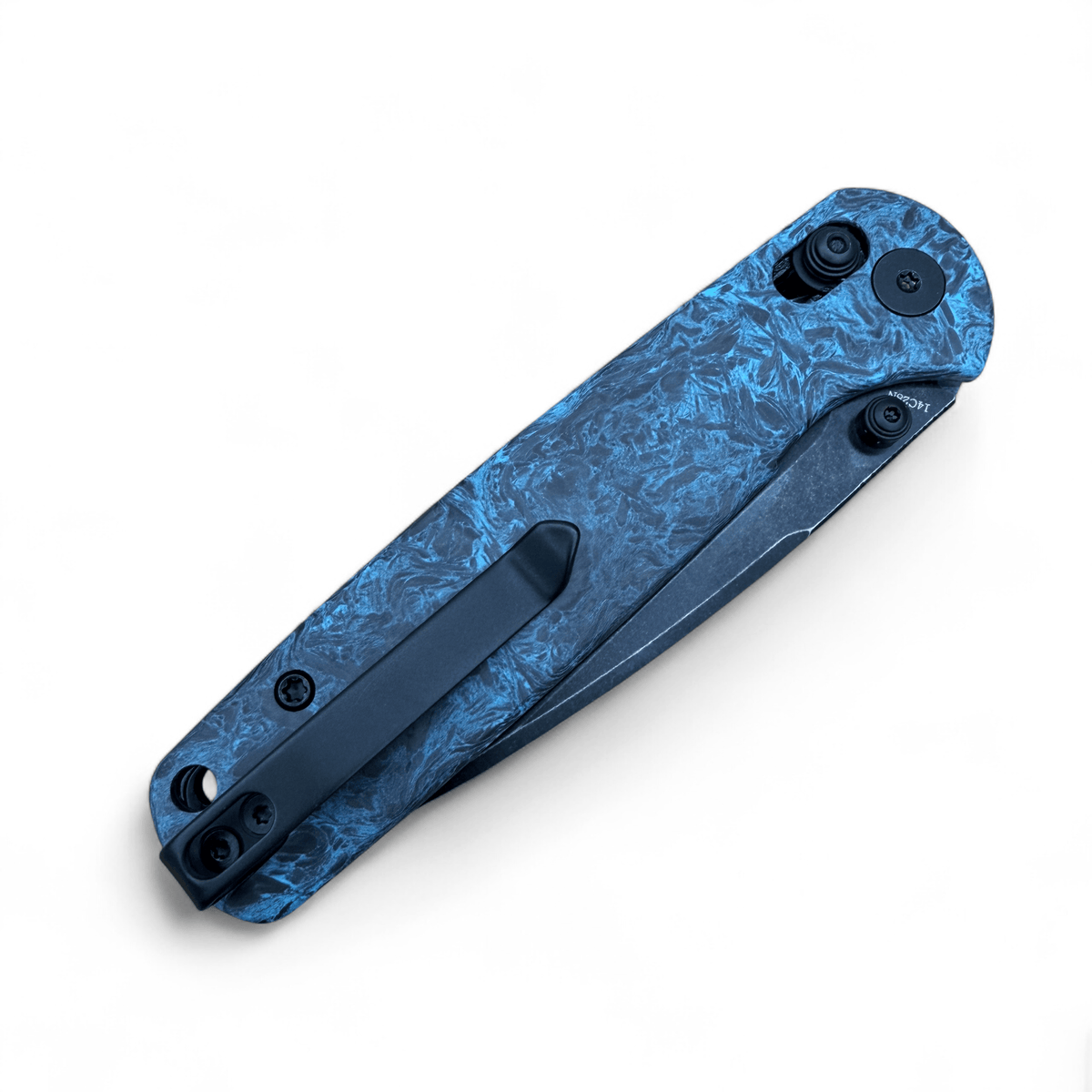 WIXCO Drax WX10 – 14C28N Blade, Carbon Fiber Handle (Black, Purple