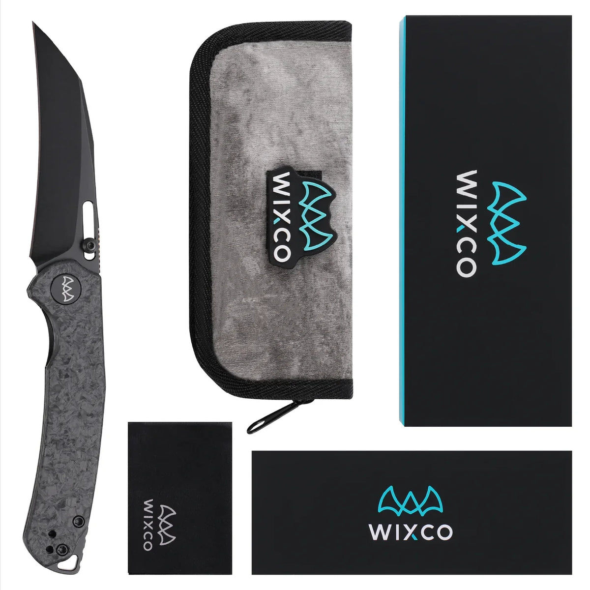 WIXCO Wortex WX16-B – 14C28N Steel, Carbon Fiber Handle | Blade City