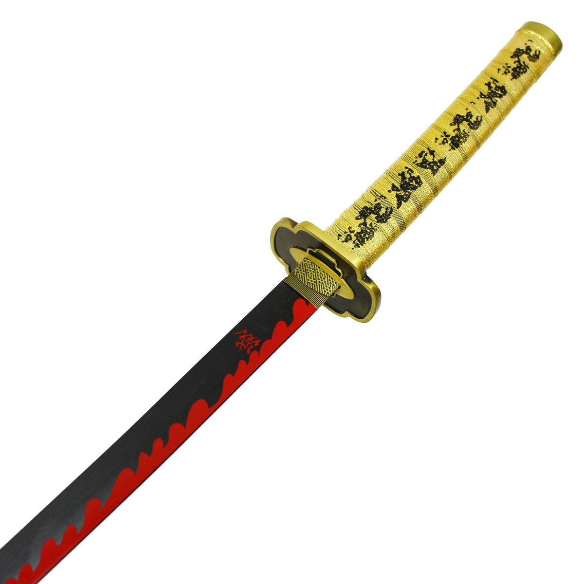 Yoriichi's Bright Red Nichirin Sword (Metal) | Blade City