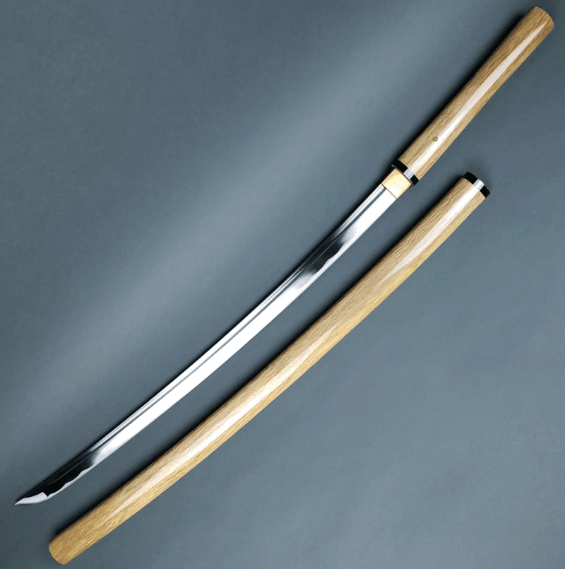 1045 Hand Forged Natural Wood 40