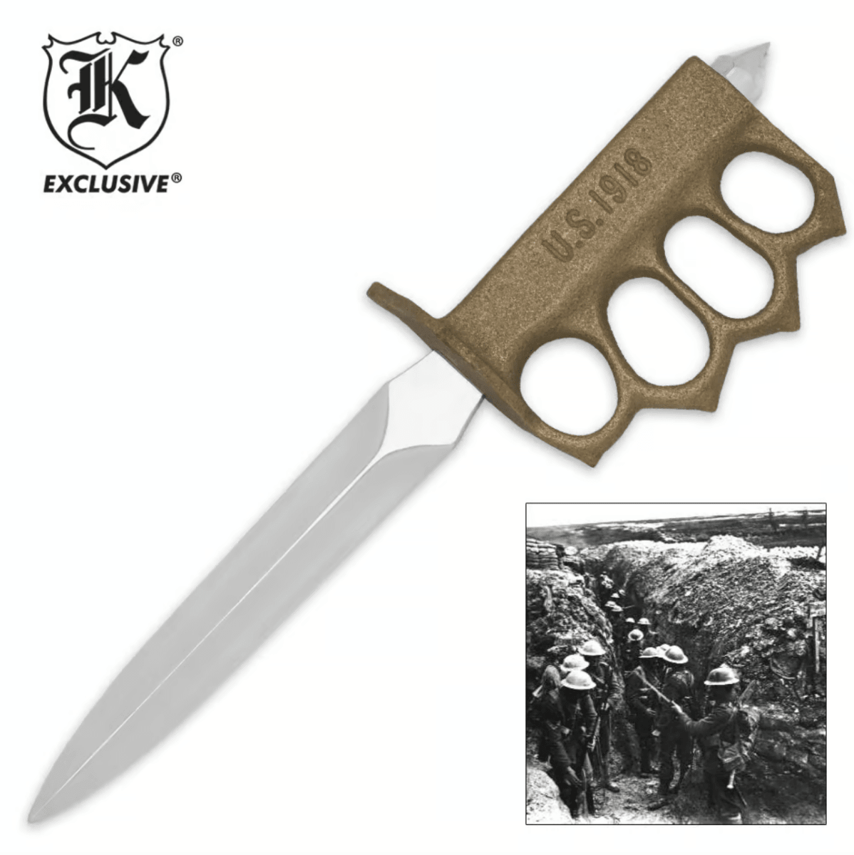 1918 WWI Trench Knife Replica | Blade City