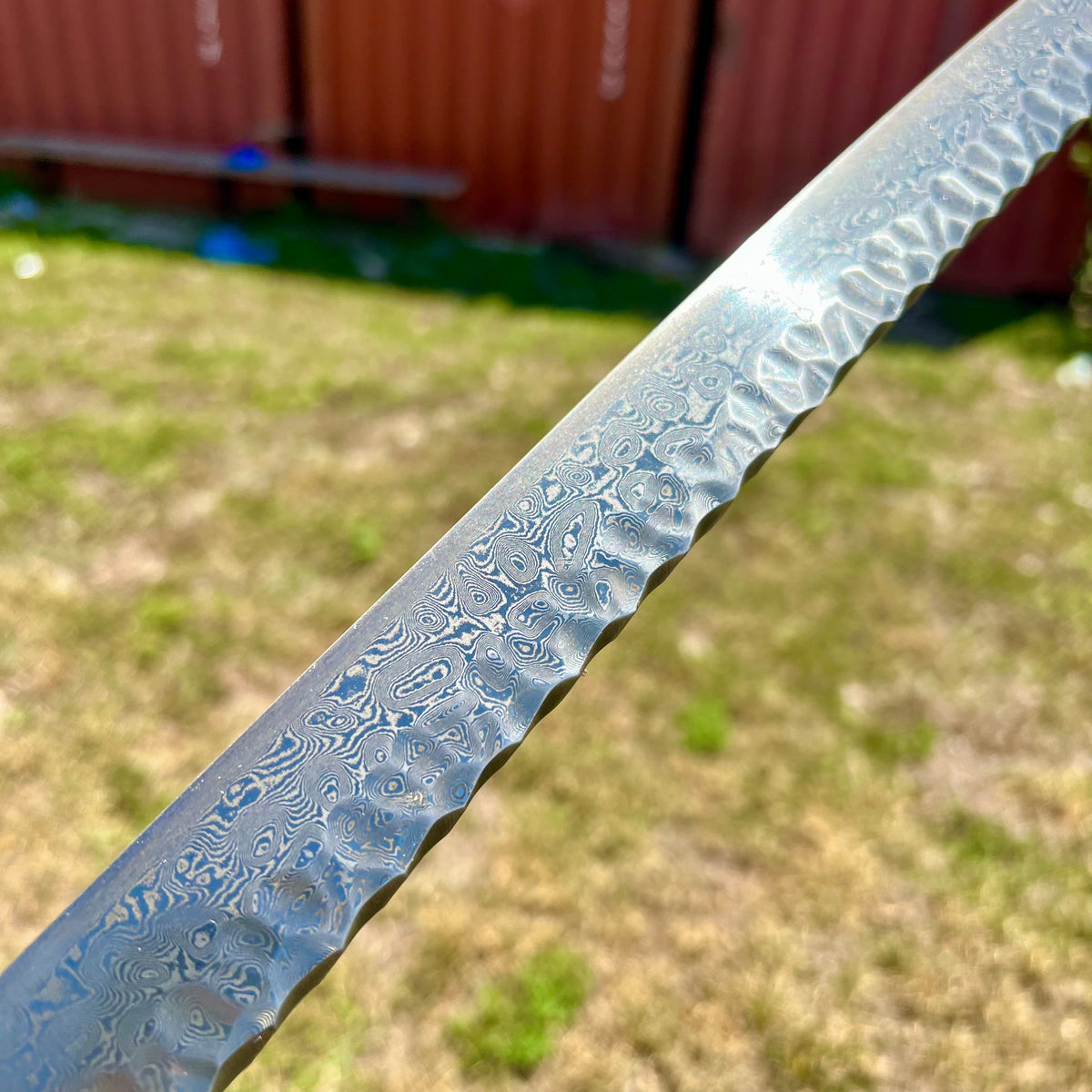 Katana Ripple Pattern Damascus Katana for Sale | Blade City