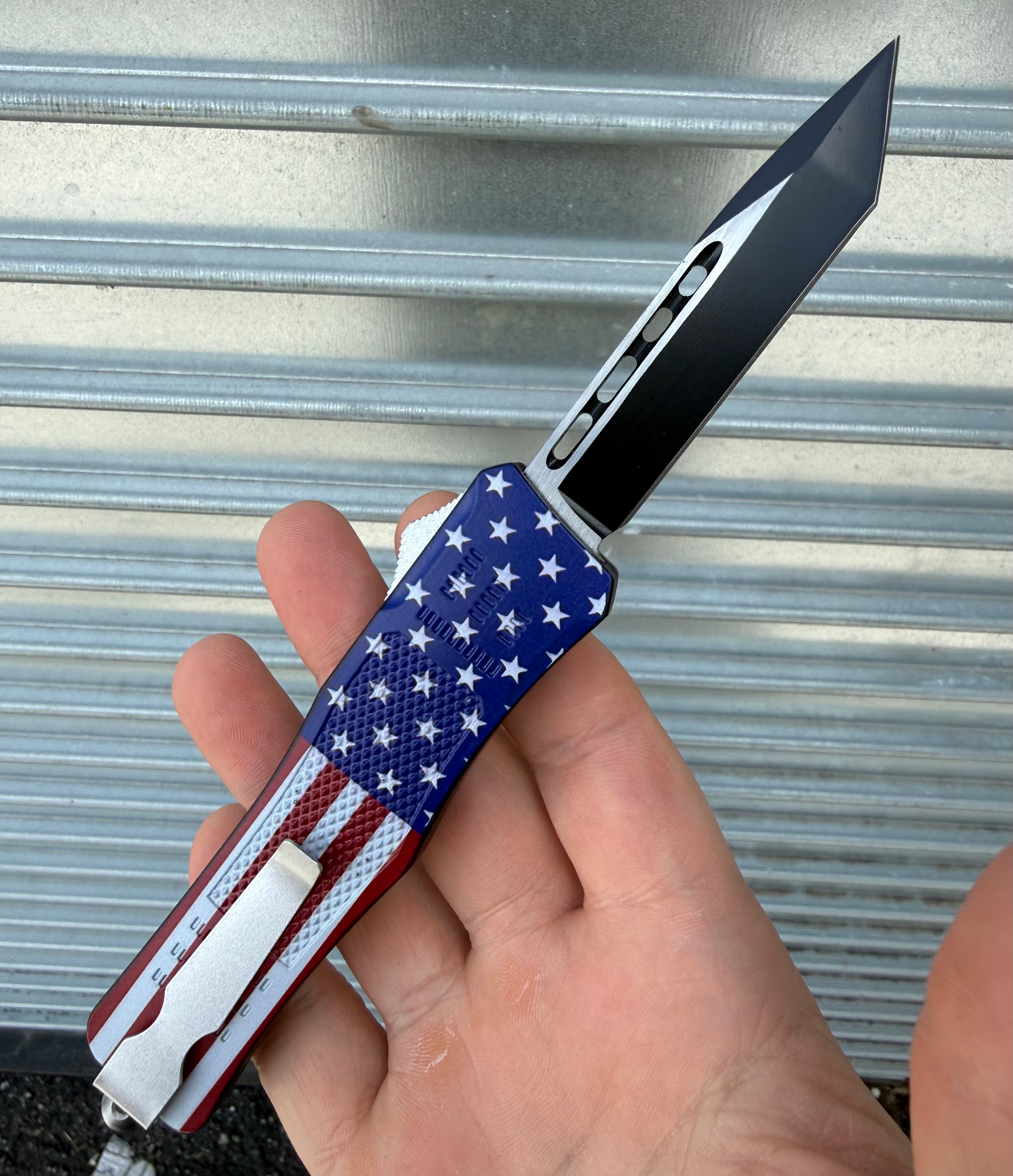 50% OFF Memorial Day USA Full sized OTF Knife!