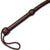 8' Handcrafted Dark Brown Leather Bull Whip - Blade City