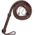 8' Handcrafted Dark Brown Leather Bull Whip - Blade City
