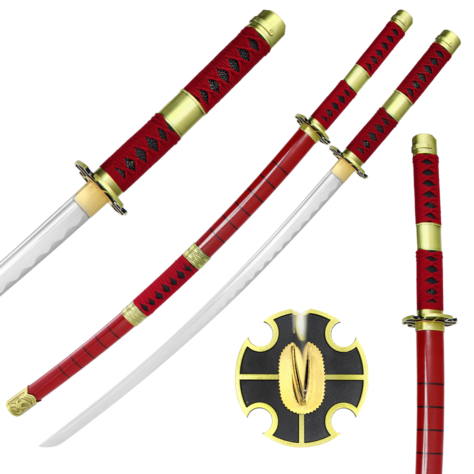 Katana Kitetsu Zoro Blade Maru 1045 Bushido Epee Sabre Sword Practical  Sword Handmade Zoro Katana Zoro Sword Sandai Kitetsu Display -  Norway