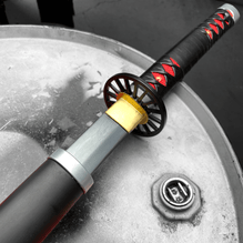 Battle Ready Tanjiro V1 Black Nichirin Katana