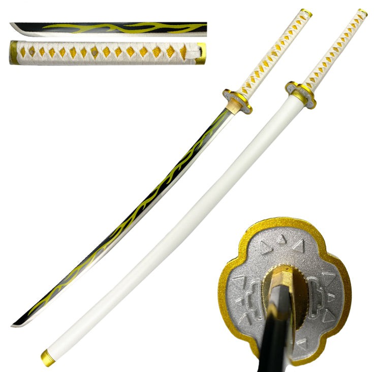 Zenitsu Sword - Demon Slayer: Zenitsu Agatsuma's Yellow Nichirin Katana