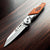 Bearcut Frontier Wooden Switchblade Knife