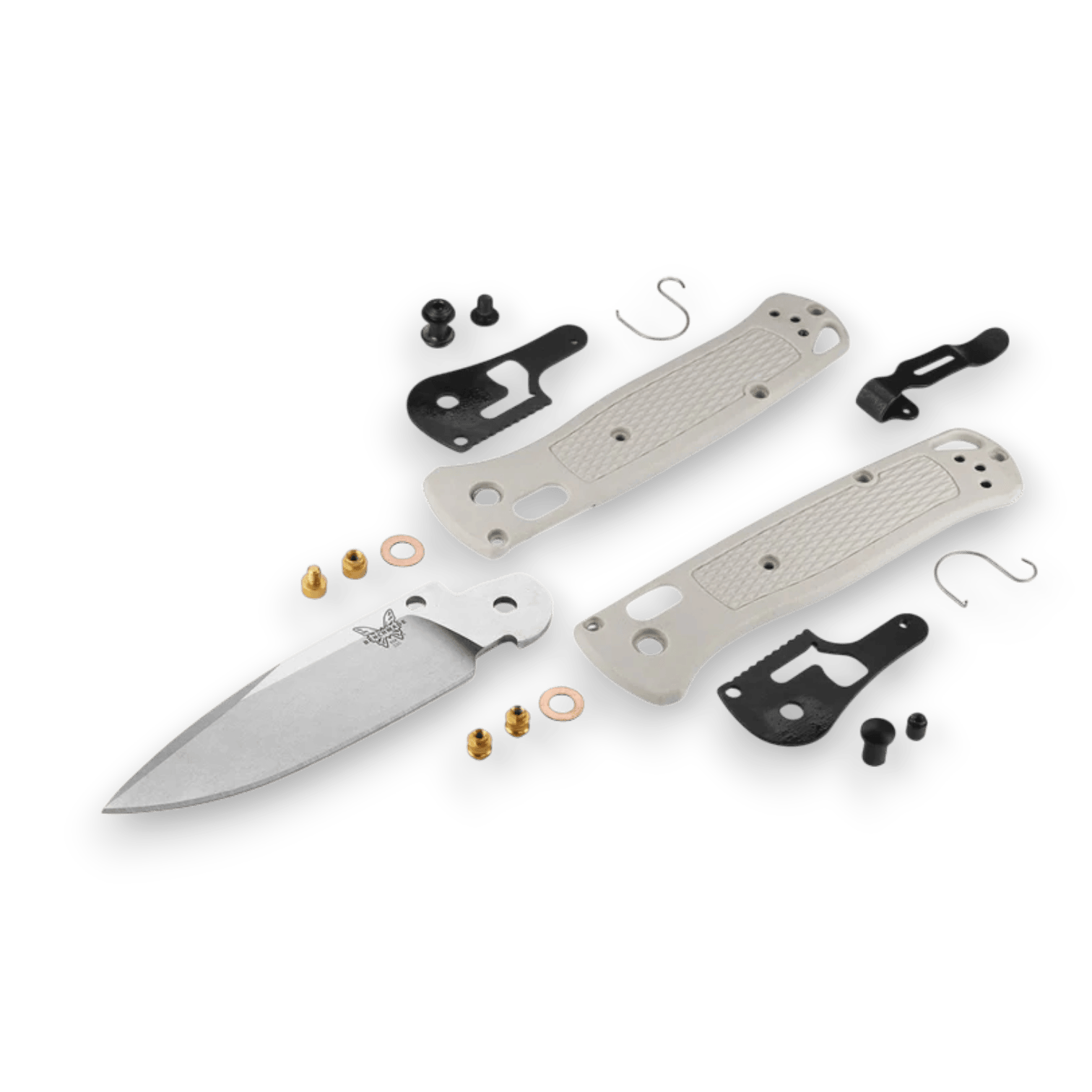 Benchmade Bugout 535-12 Folding Knife – CPM S30V Blade, Gray Aluminum Handle