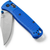 Benchmade Bugout 535 AXIS Lock Knife – CPM-S30V Blade, Blue Grivory Handle