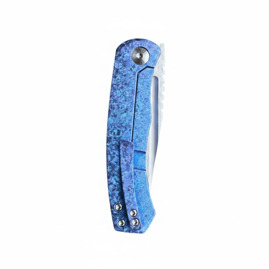 Berg Blades Mini Alpha Folding Knife – S90V Blade & 6AL-4V Titanium Handle - Blade City
