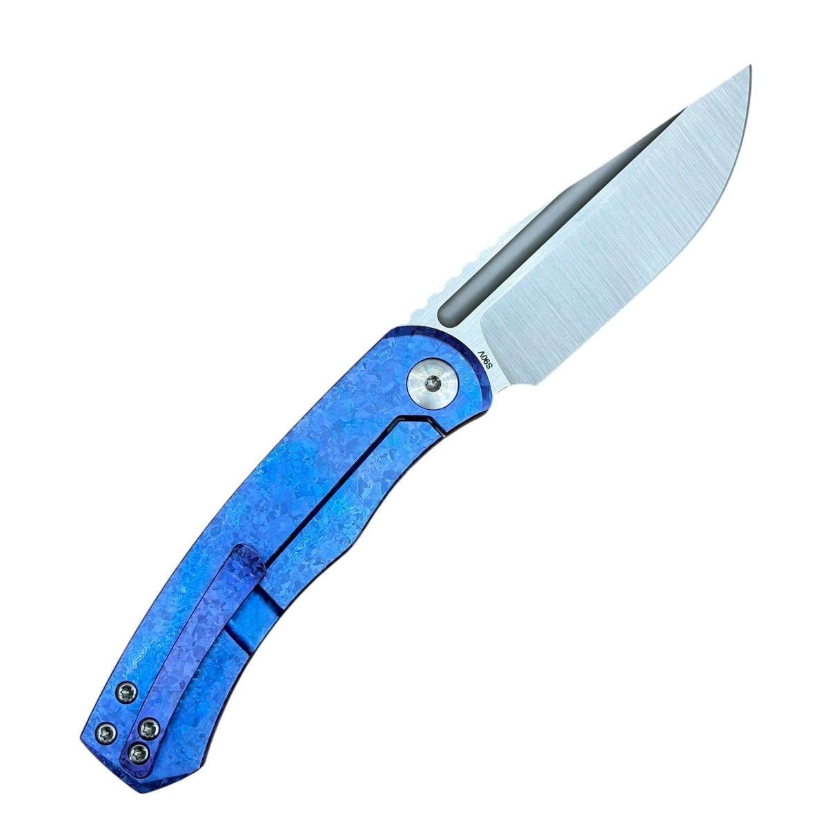 Berg Blades Mini Alpha Folding Knife – S90V Blade & 6AL-4V Titanium Handle - Blade City