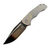 BergBlades Tick 80s Camo Carbon S90V DLC Titanium Knife