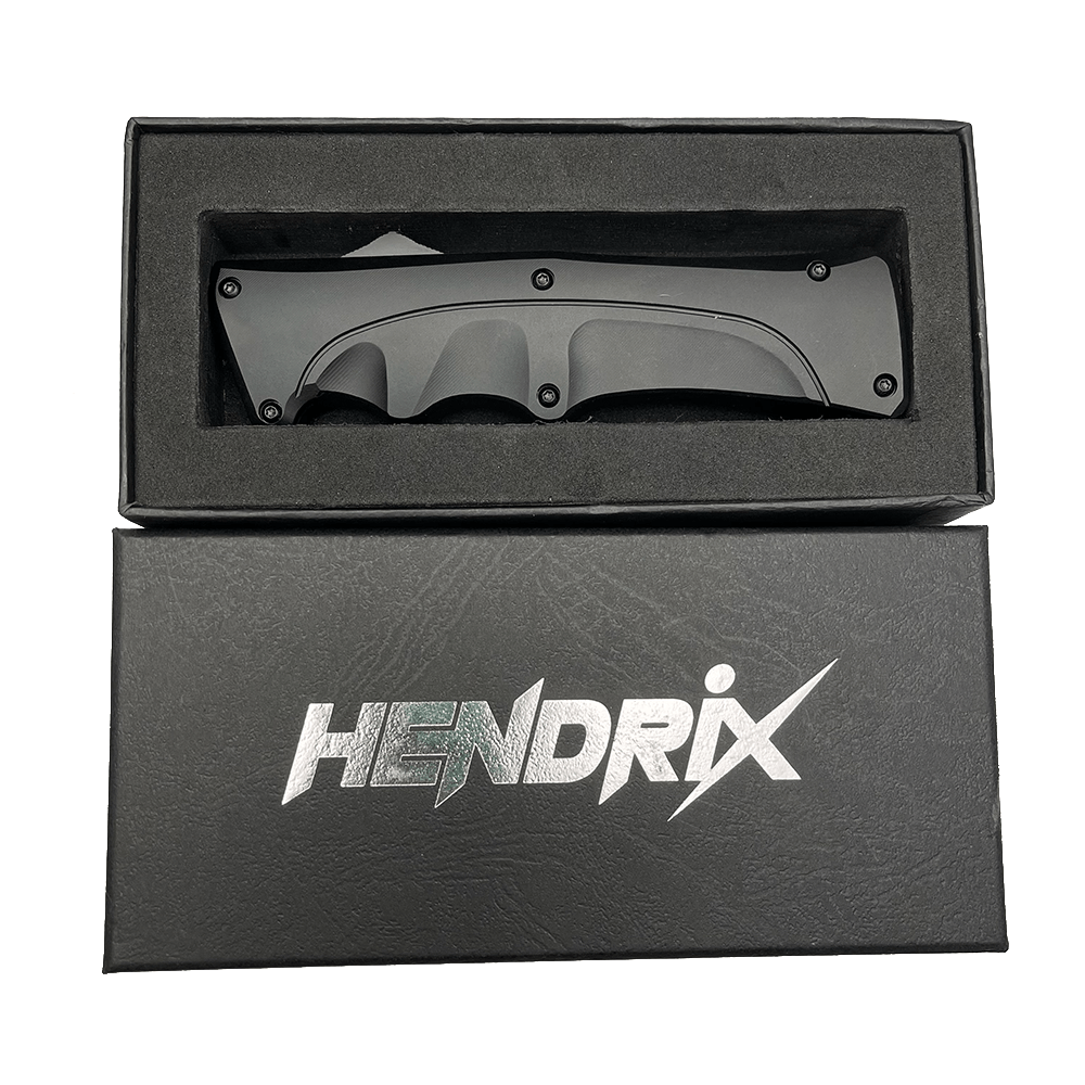 Black D2 Clip Point Mamba Hendrix OTF | Blade City