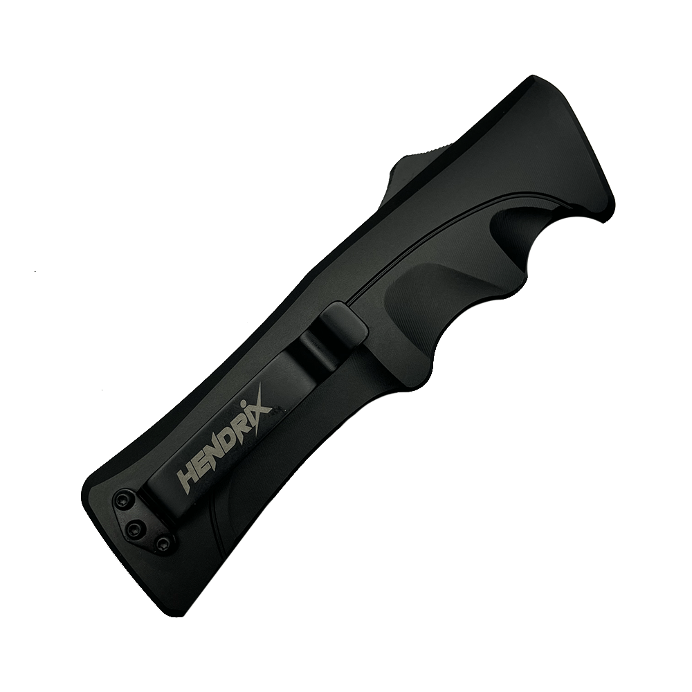 Black D2 Clip Point Mamba Hendrix OTF | Blade City