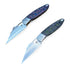 Blade City Exclusive Tuya Seaxy Folding Knife by BeEDC – S90V Blade, Camo Carbon Handle