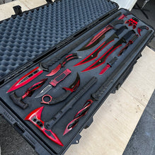 Bloodshot Mega 17 Piece Tactical Knife Set | Blade City