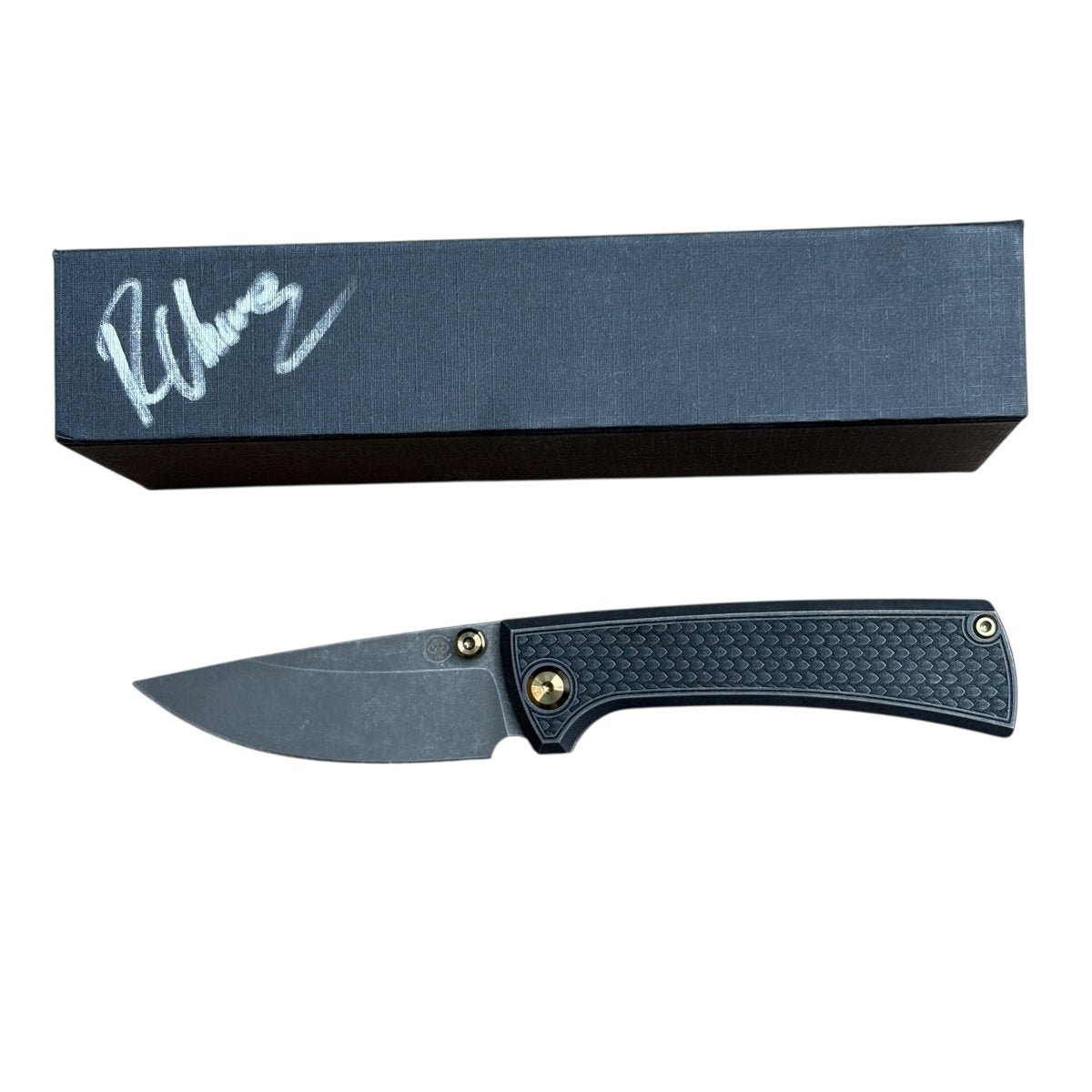 Chaves RCK9 Dragon Scale Knife | M390 & Titanium Handle | Blade City