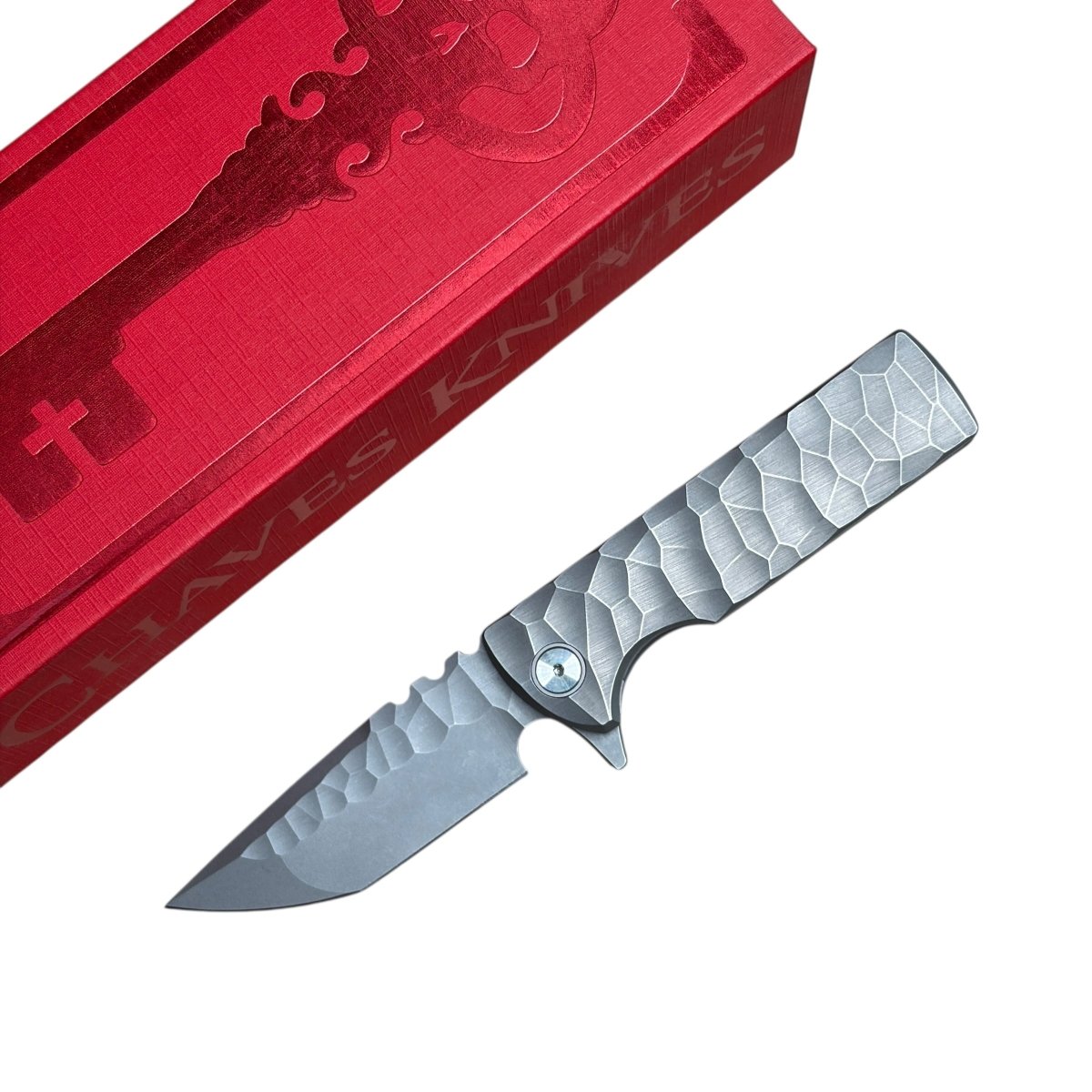 Chaves T.A.K. Rocked Tanto Integral Knife – M390 Blade & Titanium Hand ...
