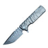 Chaves T.A.K. Rocked Tanto Integral Knife – M390 Blade & Titanium Handle (Signed by Ramon Chaves)