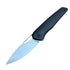 Custom Knife Factory CKF Tasca Black – M398 & Blackwash Titanium