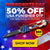 50% OFF Presidents Day Promo USA OTF *Discount applied at checkout*