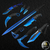 9 Piece Blue SubZero Mega Knife Set