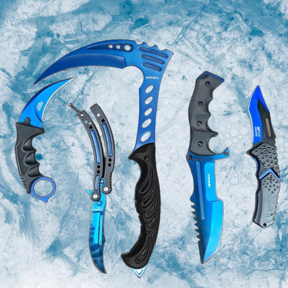Blue Sub-Zero 5-Piece Knife Set Blade City