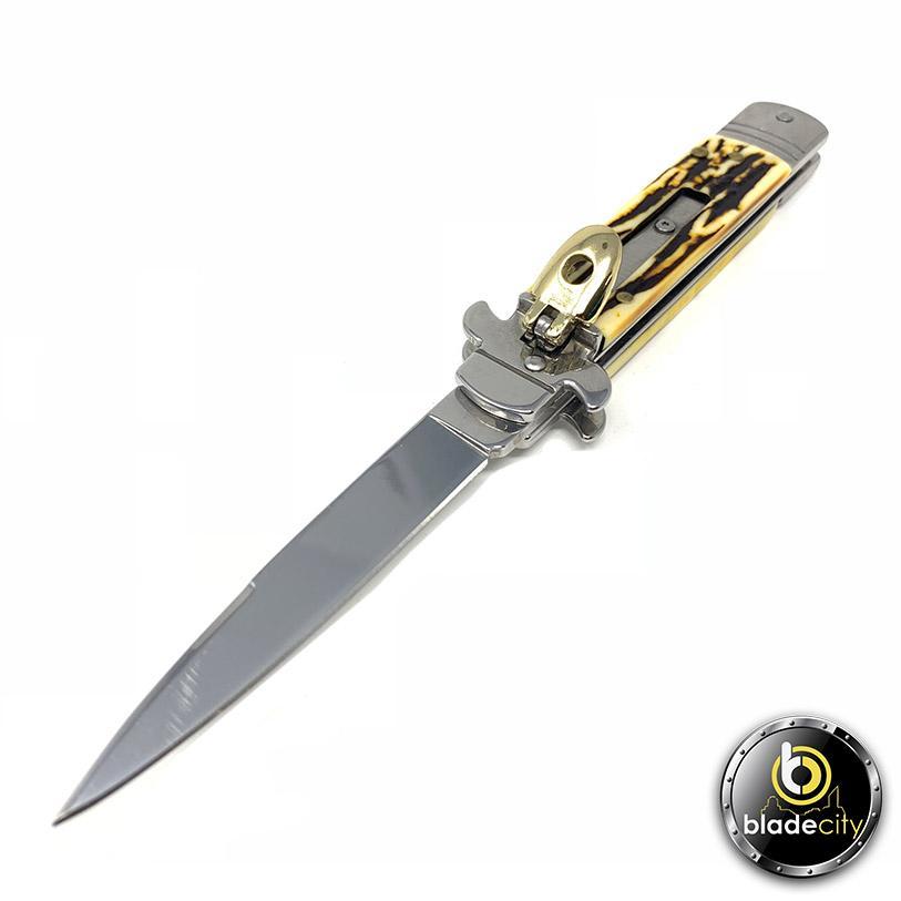 Lever Lock Italian Style Stiletto Blade City