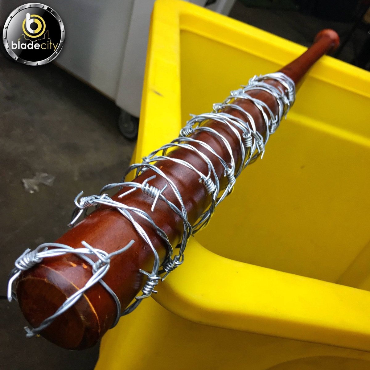 Bats Wrapped Lucille - Barbed Wire Wrapped Baseball Bat | Blade City