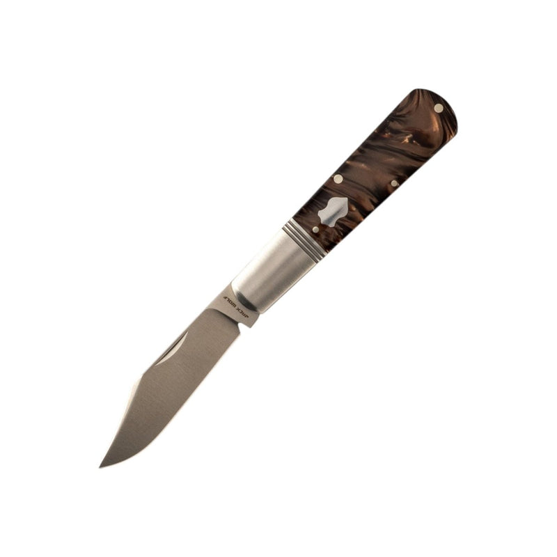 Gateway Barlow Knife | 14C28N & Kirinite Goddess Slipjoint | Blade