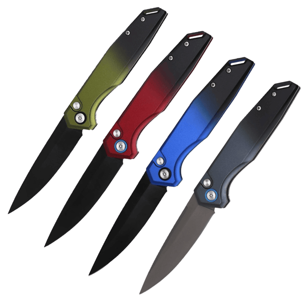 Gradient Switchblades - Aluminum Handle (Multiple Colors Available