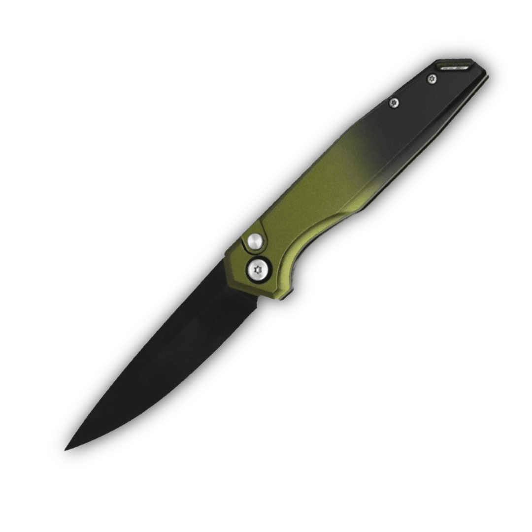 Gradient Switchblades - Aluminum Handle (Multiple Colors Available