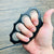Guardian Self Defense  Brass Knuckles With Paracord