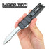 Hendrix Gear | Small Black Triton D/A OTF - D2 Premium Steel (Multiple Blade Styles Available)