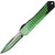 Heretic Manticore S OTF Automatic Knife Toxic Green Cel-Shade Recurve Grenade Grip H025F-CS-TX