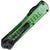 Heretic Manticore S OTF Automatic Knife Toxic Green Cel-Shade Recurve Grenade Grip H025F-CS-TX