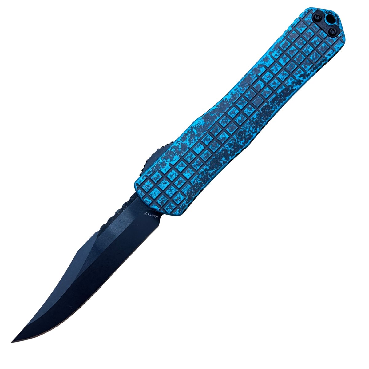 Heretic Manticore X OTF Automatic Knife – DLC Magnacut Bowie Blade