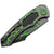 Heretic Pariah Automatic Knife – Magnacut Blade, Magma Toxic Green Handle H048-MAG-TX