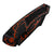 Heretic Pariah Automatic Knife – Magnacut Blade, Magma UV Orange Handle H048-MAG-OR