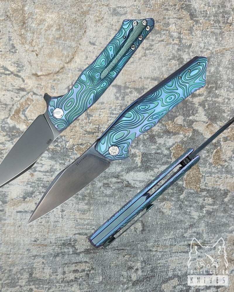 Herman Knives Bee Folder - M390/Nebula Ripple | Blade City