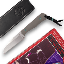 Jack Wolf Knives Collusion Slipjoint Knife | Titanium Stripe EDC